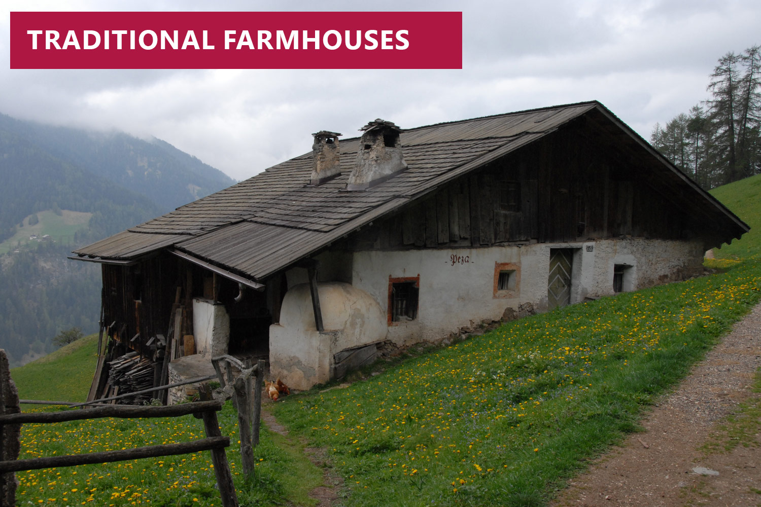 Hof Peza farm at San Giacomo