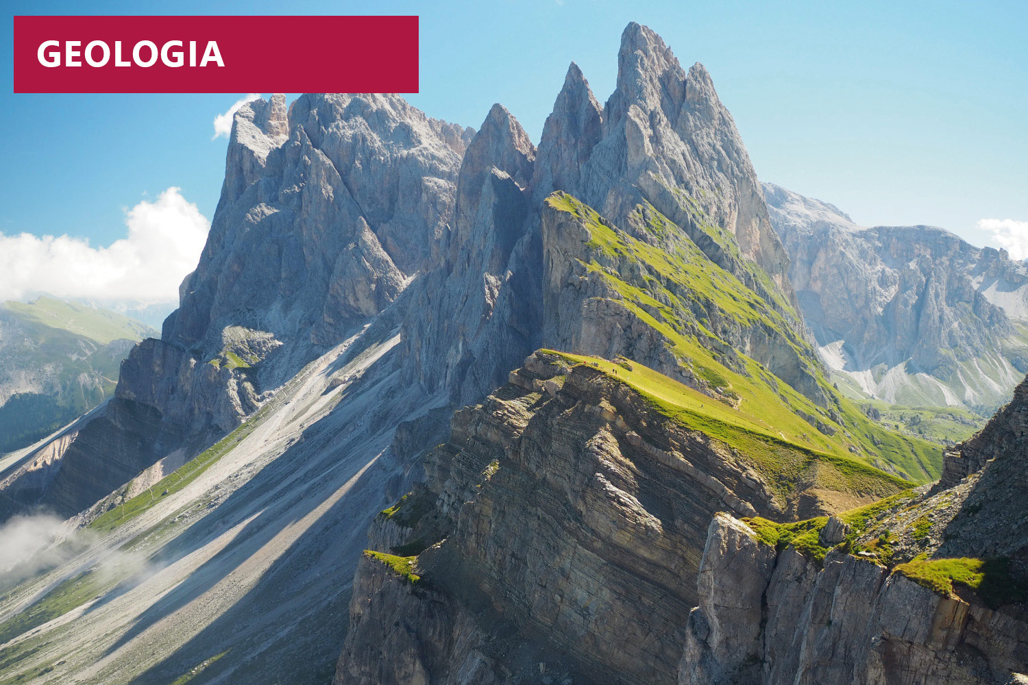 Sfogliando le rocce del Seceda