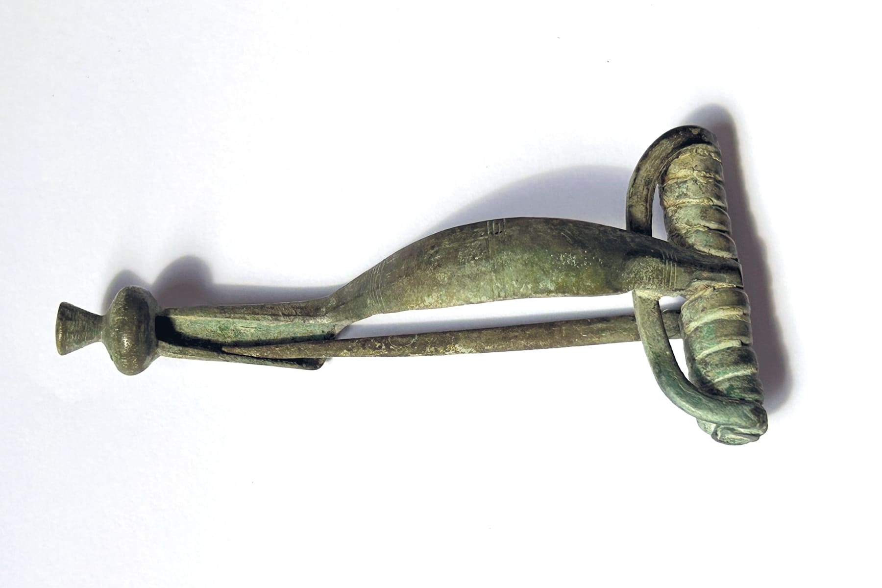 Bogenfibel aus Bronze, ca. 6. - 5 Jh. v. Chr.