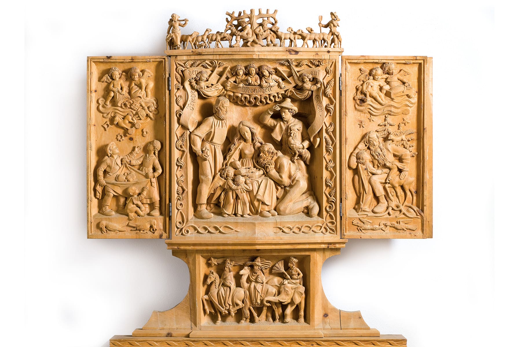 Flügelaltarkrippe, Luis Insam, 1947