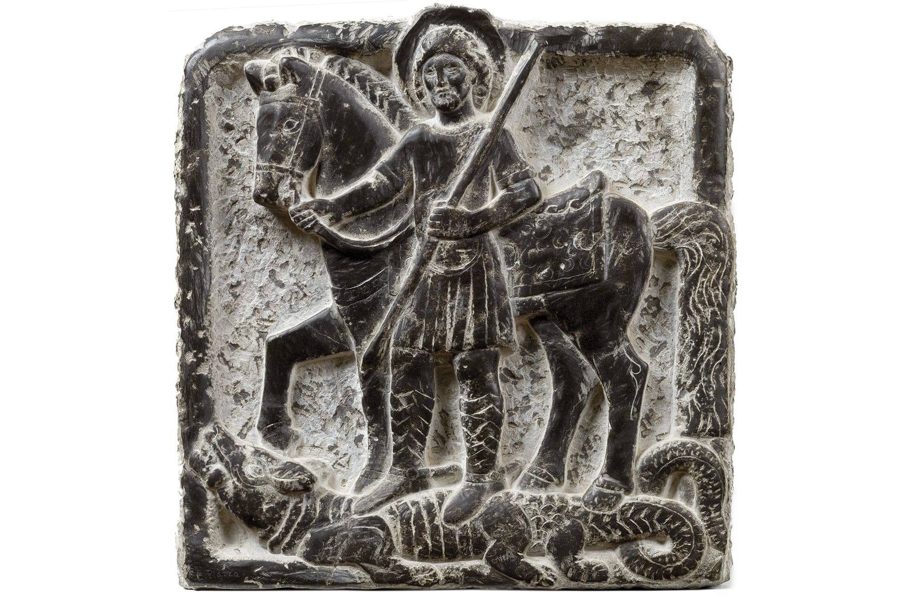 Originalrelief in Bellerophon-Gestein aus dem Annatal