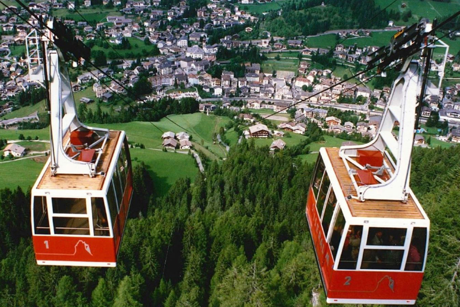 Seilbahn St. Ulrich - Seiser Alm, 1989