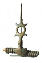 Palmettenfibel aus Bronze, 100 – 15 v. Chr.