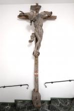 Originales Gipfelkreuz von Sëurasas, seit 1959 im Museum Gherdëina