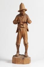 Holzskulptur Lieber Augustin