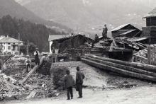 Abbruch des Janon-Stadels im Jahre 1912