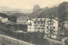 Nordansicht des Gasthofs Engel um 1910
