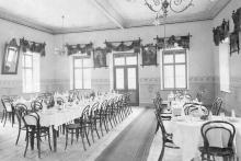 Der neue Speisesaal von 1896